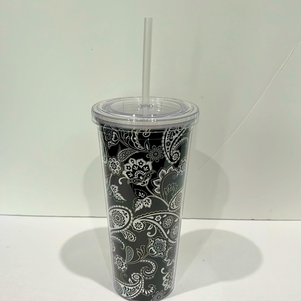 Vera Travel Tumbler Midnight Paisley